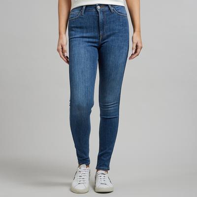 Mid Blue Ivy Super Skinny Stretch Jeans