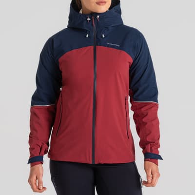 Red/Navy Aisling Waterproof Jacket